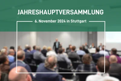 Titelbild News zu Jahreshauptversammlung am 06.11.2024 in Stuttgart
